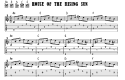Arpeggios & House of The Rising Sun 